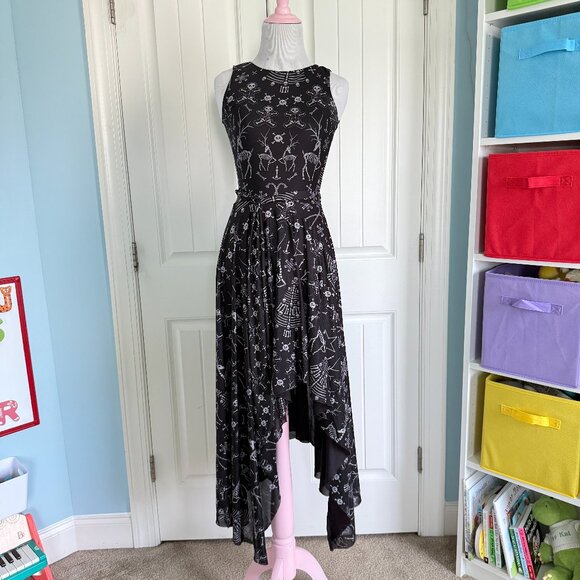 Blackmilk Jingle Bones Skeleton Christmas Sheer Dance Dress - Picture 1 of 11
